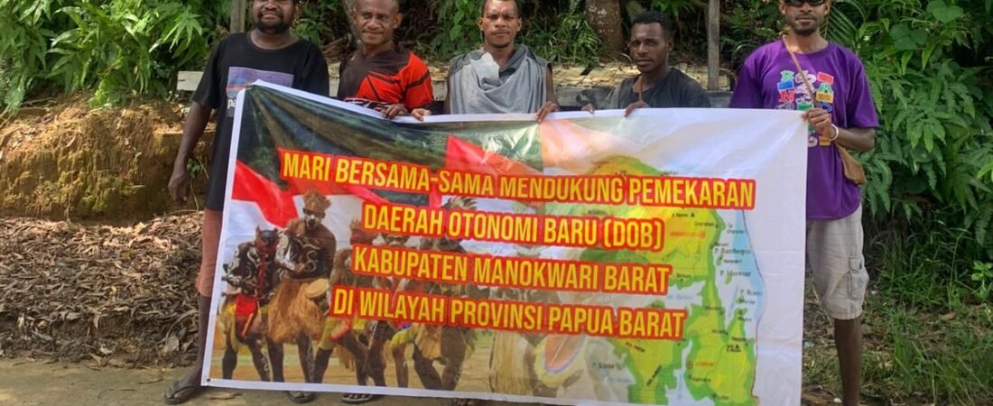 MASYARAKAT MANOKWARI BARAT DESAK PERCEPATAN DOB MANBAR.