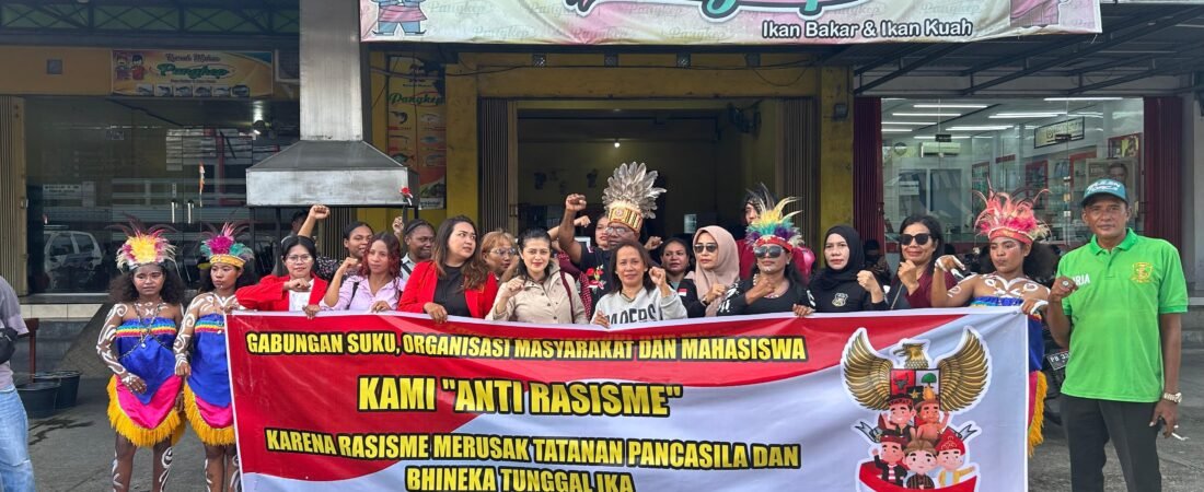 Aksi Damai “Kami Anti Rasisme” di Manokwari